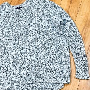 H&M marled style cable knit sweater top athleisure cozy